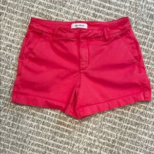 LILA RYAN Pink Bermuda Shorts Vibrant Summer Style Sz 4